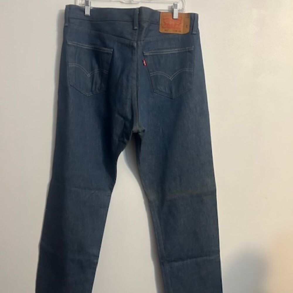 501 button-fly 5 pocket denim jeans, size 38/32 - Picture 3 of 6